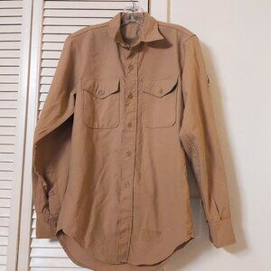 Vintage Vietnam Era 1968 USMC Long Sleeve Military Shirt